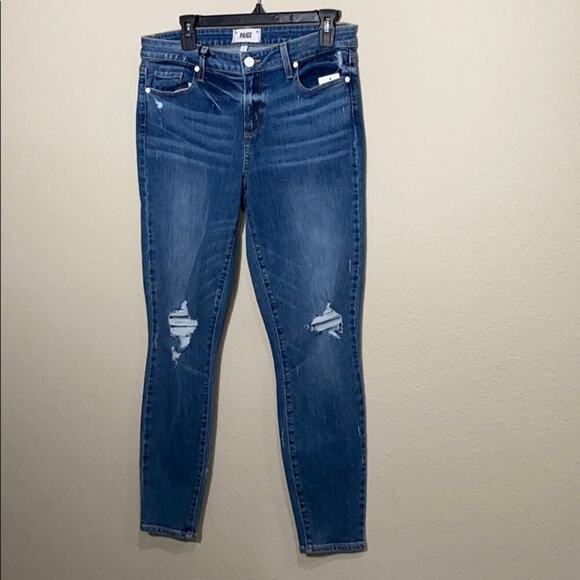 Paige Verdugo Ankle Embarcadero Jeans - Picture 2 of 8